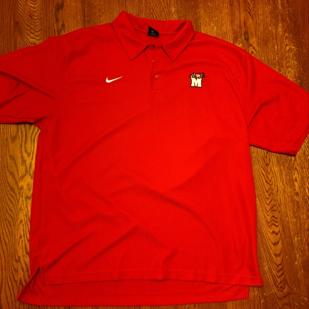 Nike ELITE Maryland Terrapins POLO XXL